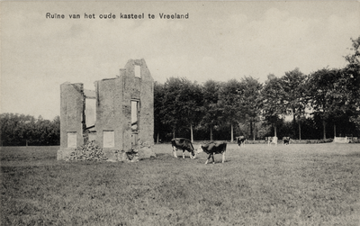 15002 Gezicht op het huis op het terrein van het kasteel Vreeland (Provincialeweg) te Vreeland uit het zuiden. N.B. De ...